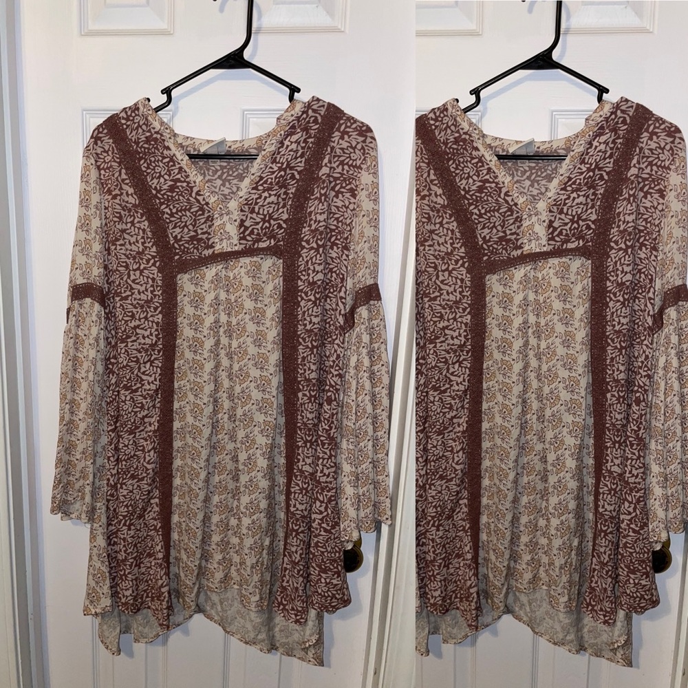 Boho over sized tunic
